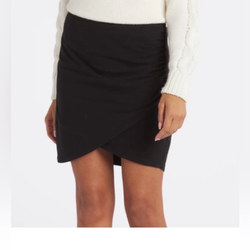 Michael Stars Women's Elastic Waist Chevelle Skirt - Small